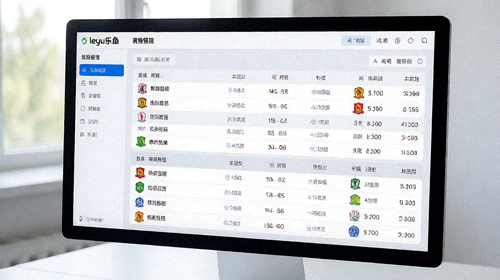 leyu乐鱼赛程管理界面展示赛事日程安排