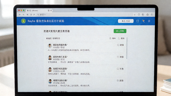 Raybe雷竞技体育社区讨论页面展示